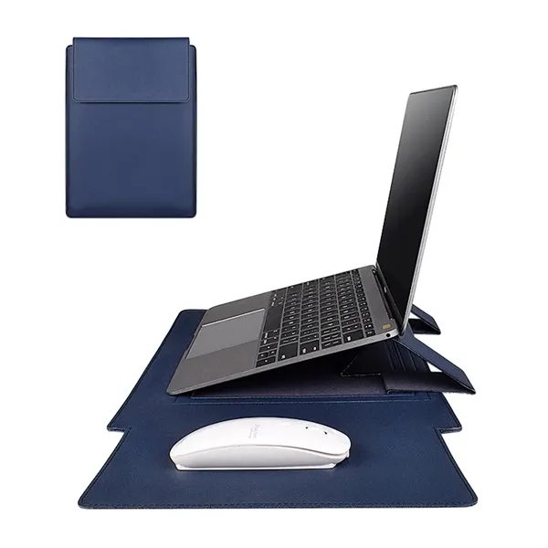 Folding Magnetic Cooling Stand Laptop Sleeve Bag Mouse Pad - Folding Magnetic Cooling Stand Laptop Sleeve Bag Mouse Pad - Image 7 of 10
