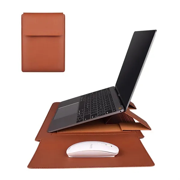 Folding Magnetic Cooling Stand Laptop Sleeve Bag Mouse Pad - Folding Magnetic Cooling Stand Laptop Sleeve Bag Mouse Pad - Image 8 of 10