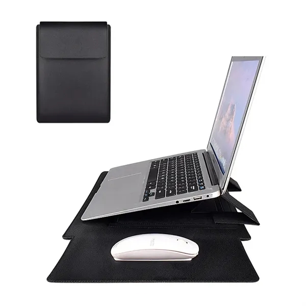 Folding Magnetic Cooling Stand Laptop Sleeve Bag Mouse Pad - Folding Magnetic Cooling Stand Laptop Sleeve Bag Mouse Pad - Image 9 of 10