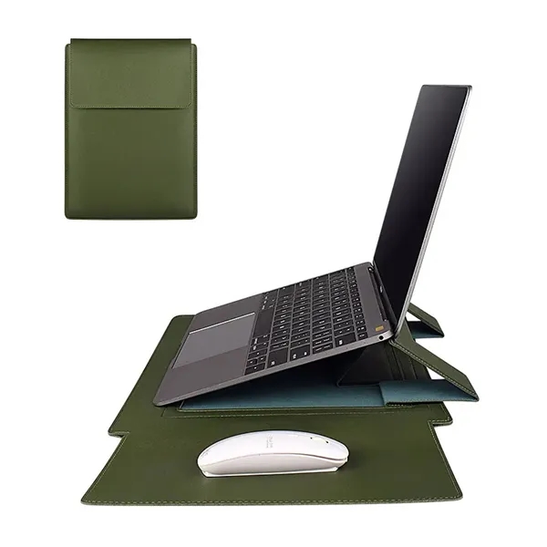Folding Magnetic Cooling Stand Laptop Sleeve Bag Mouse Pad - Folding Magnetic Cooling Stand Laptop Sleeve Bag Mouse Pad - Image 10 of 10