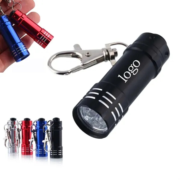 3 LED Mini Flashlight Keychain - 3 LED Mini Flashlight Keychain - Image 0 of 3