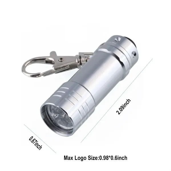 3 LED Mini Flashlight Keychain - 3 LED Mini Flashlight Keychain - Image 1 of 3