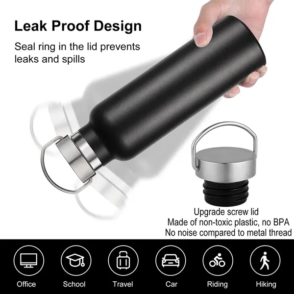 Large-mouth Thermos Cup Convenient Sports Water Bottle - Large-mouth Thermos Cup Convenient Sports Water Bottle - Image 3 of 8