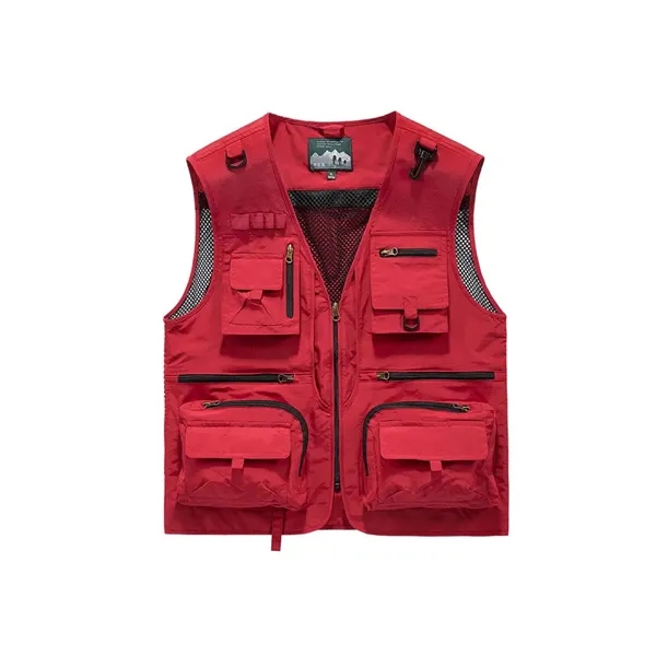 Casual Outdoor Fishing Vest - Casual Outdoor Fishing Vest - Image 4 of 6