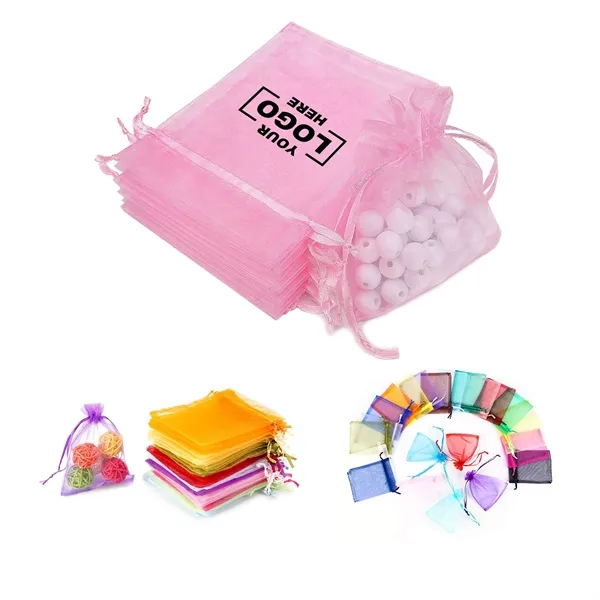Custom Sheer Organza Wedding & Jewelry Gift Bags - Custom Sheer Organza Wedding & Jewelry Gift Bags - Image 0 of 9