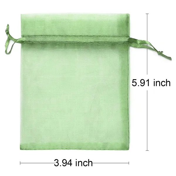 Custom Sheer Organza Wedding & Jewelry Gift Bags - Custom Sheer Organza Wedding & Jewelry Gift Bags - Image 2 of 9