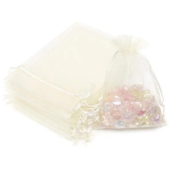 Custom Sheer Organza Wedding & Jewelry Gift Bags - Custom Sheer Organza Wedding & Jewelry Gift Bags - Image 9 of 9