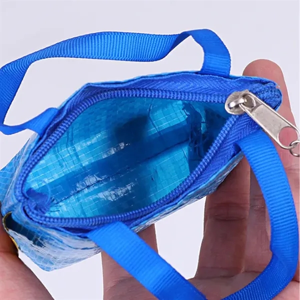 Mini PP Woven Keychain Purse - Mini PP Woven Keychain Purse - Image 1 of 1