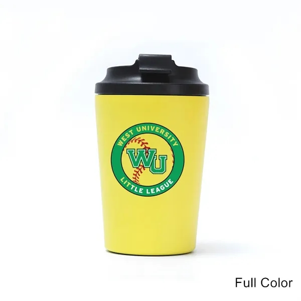 12 oz Stainless Steel Insulated Coffee Tumbler with Marks - 12 oz Stainless Steel Insulated Coffee Tumbler with Marks - Image 1 of 16