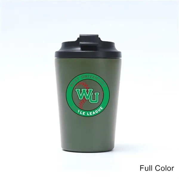 12 oz Stainless Steel Insulated Coffee Tumbler with Marks - 12 oz Stainless Steel Insulated Coffee Tumbler with Marks - Image 2 of 16