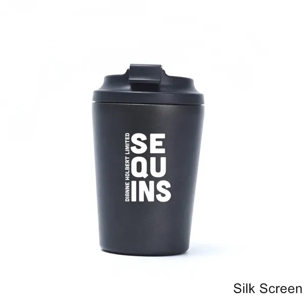 12 oz Stainless Steel Insulated Coffee Tumbler with Marks - 12 oz Stainless Steel Insulated Coffee Tumbler with Marks - Image 5 of 16