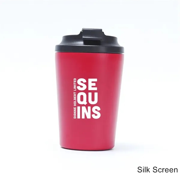 12 oz Stainless Steel Insulated Coffee Tumbler with Marks - 12 oz Stainless Steel Insulated Coffee Tumbler with Marks - Image 7 of 16