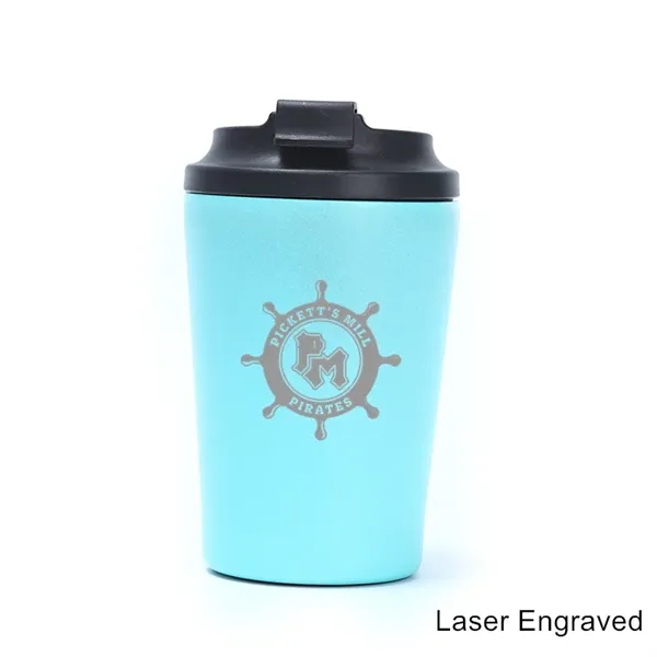 12 oz Stainless Steel Insulated Coffee Tumbler with Marks - 12 oz Stainless Steel Insulated Coffee Tumbler with Marks - Image 9 of 16
