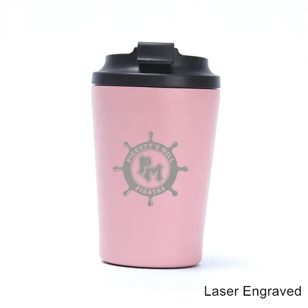 12 oz Stainless Steel Insulated Coffee Tumbler with Marks - 12 oz Stainless Steel Insulated Coffee Tumbler with Marks - Image 10 of 16