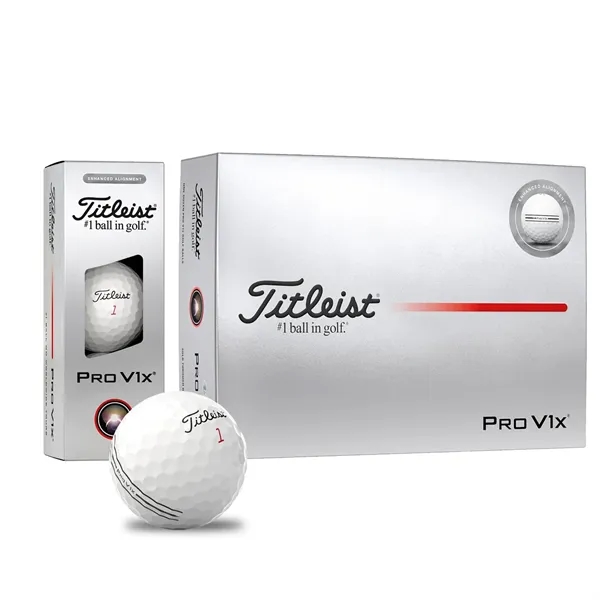 Titleist Pro V1x AIM Enhanced Golf Balls - Titleist Pro V1x AIM Enhanced Golf Balls - Image 0 of 5