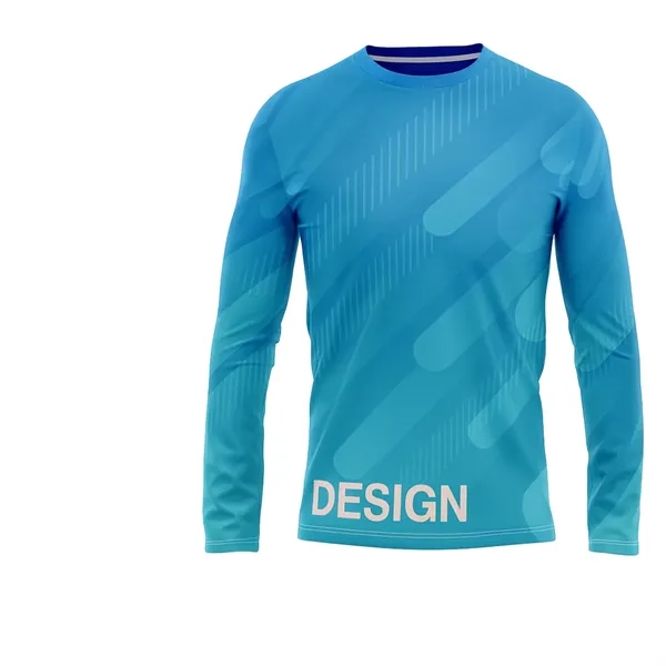 Unisex Long Sleeve T-Shirt Sublimation 150G Flashed V - Unisex Long Sleeve T-Shirt Sublimation 150G Flashed V - Image 0 of 0
