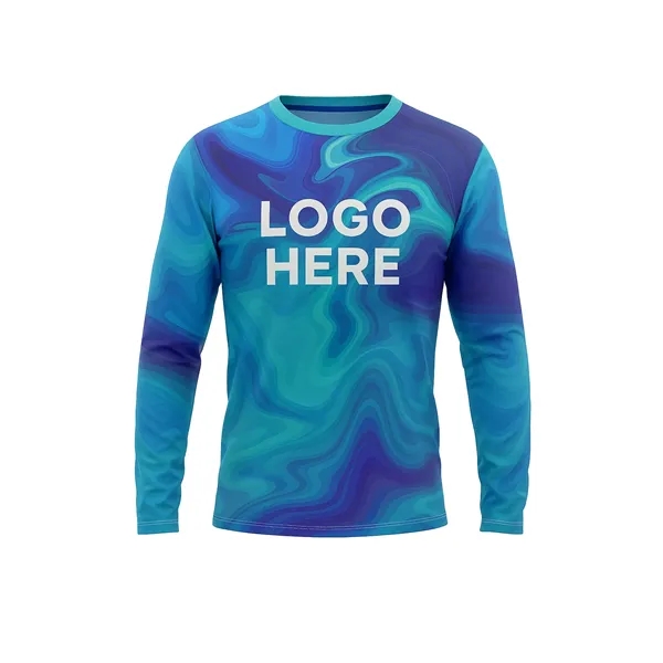 Sublimation Long Sleeve T-Shirt Unisex 150G Interlock - Sublimation Long Sleeve T-Shirt Unisex 150G Interlock - Image 0 of 0