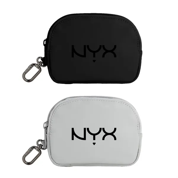 Branson Round Recycled PU Zip Pouch - Branson Round Recycled PU Zip Pouch - Image 0 of 0