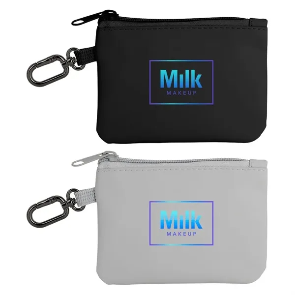 Benton Rectangle Recycled PU Zip Pouch