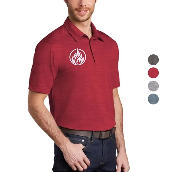 Port Authority Stretch Heather Polo - Port Authority Stretch Heather Polo - Image 0 of 13