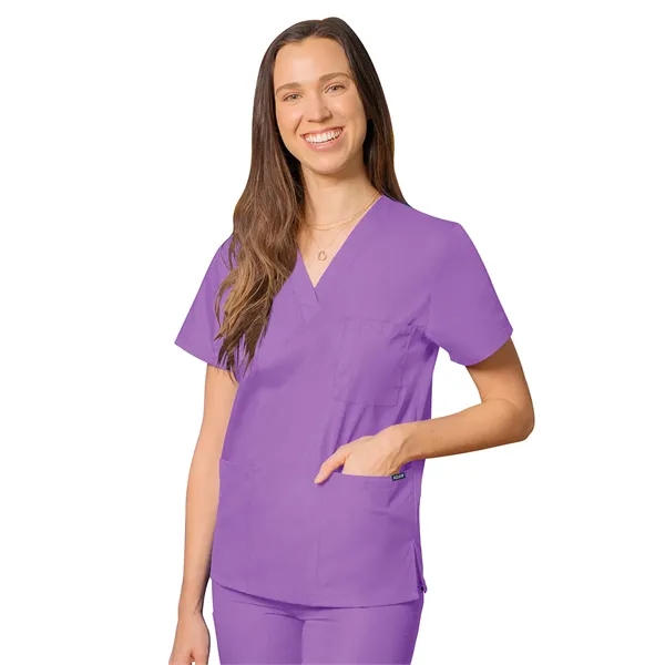 Adar - Universal - Unisex 3-Pocket V-Neck Top - Adar - Universal - Unisex 3-Pocket V-Neck Top - Image 12 of 41