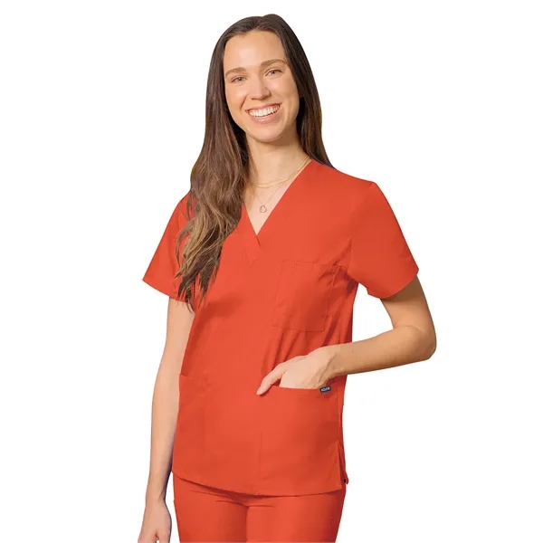 Adar - Universal - Unisex 3-Pocket V-Neck Top - Adar - Universal - Unisex 3-Pocket V-Neck Top - Image 14 of 41