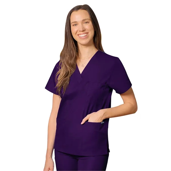Adar - Universal - Unisex 3-Pocket V-Neck Top - Adar - Universal - Unisex 3-Pocket V-Neck Top - Image 22 of 41