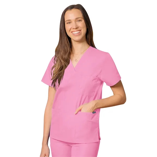 Adar - Universal - Unisex 3-Pocket V-Neck Top - Adar - Universal - Unisex 3-Pocket V-Neck Top - Image 28 of 41