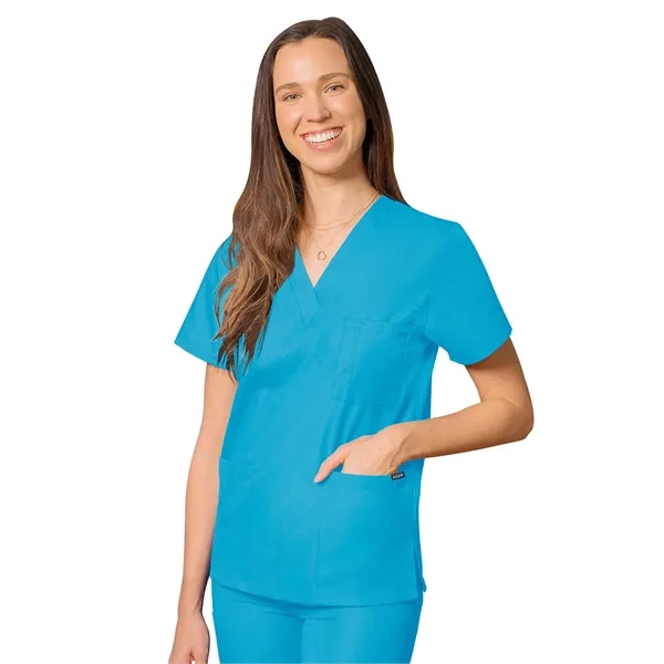 Adar - Universal - Unisex 3-Pocket V-Neck Top - Adar - Universal - Unisex 3-Pocket V-Neck Top - Image 38 of 41