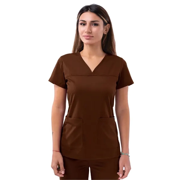 Adar - Pro - Women's V-Neck Sweetheart Top - Adar - Pro - Women's V-Neck Sweetheart Top - Image 6 of 20