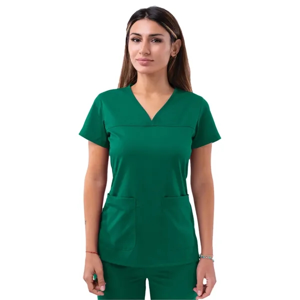 Adar - Pro - Women's V-Neck Sweetheart Top - Adar - Pro - Women's V-Neck Sweetheart Top - Image 8 of 20