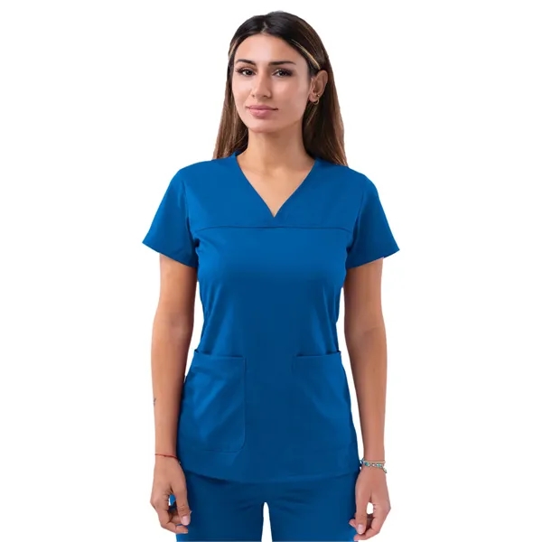 Adar - Pro - Women's V-Neck Sweetheart Top - Adar - Pro - Women's V-Neck Sweetheart Top - Image 15 of 20