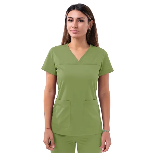 Adar - Pro - Women's V-Neck Sweetheart Top - Adar - Pro - Women's V-Neck Sweetheart Top - Image 17 of 20