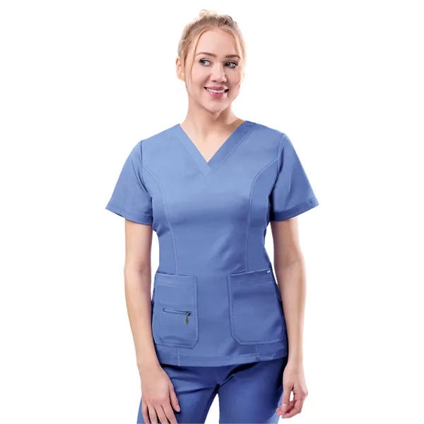 Adar - Pro - Women's V-Neck Elevated Top - Adar - Pro - Women's V-Neck Elevated Top - Image 3 of 22