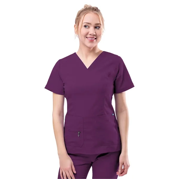 Adar - Pro - Women's V-Neck Elevated Top - Adar - Pro - Women's V-Neck Elevated Top - Image 8 of 22