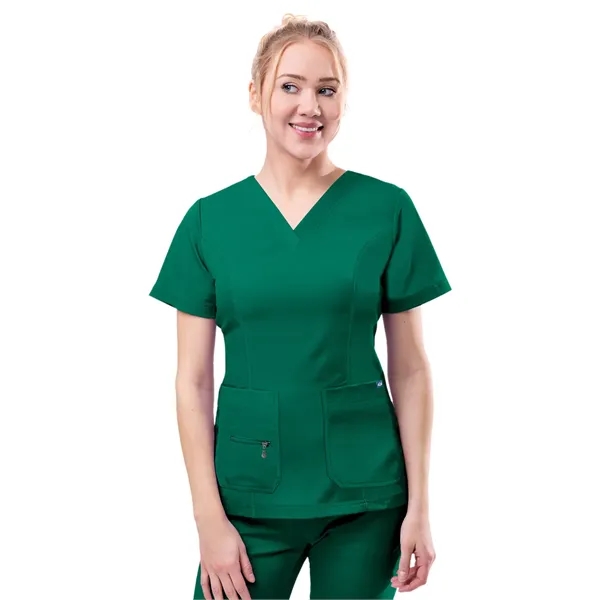 Adar - Pro - Women's V-Neck Elevated Top - Adar - Pro - Women's V-Neck Elevated Top - Image 9 of 22