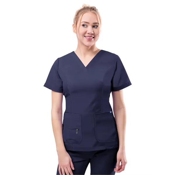 Adar - Pro - Women's V-Neck Elevated Top - Adar - Pro - Women's V-Neck Elevated Top - Image 10 of 22