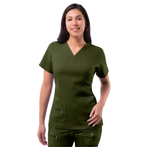 Adar - Pro - Women's V-Neck Elevated Top - Adar - Pro - Women's V-Neck Elevated Top - Image 12 of 22