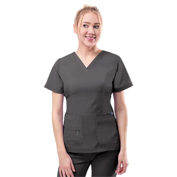 Adar - Pro - Women's V-Neck Elevated Top - Adar - Pro - Women's V-Neck Elevated Top - Image 13 of 22