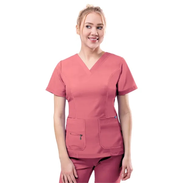 Adar - Pro - Women's V-Neck Elevated Top - Adar - Pro - Women's V-Neck Elevated Top - Image 14 of 22