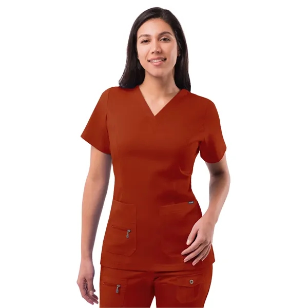 Adar - Pro - Women's V-Neck Elevated Top - Adar - Pro - Women's V-Neck Elevated Top - Image 16 of 22
