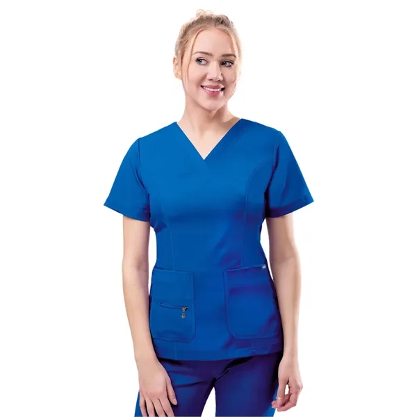 Adar - Pro - Women's V-Neck Elevated Top - Adar - Pro - Women's V-Neck Elevated Top - Image 17 of 22