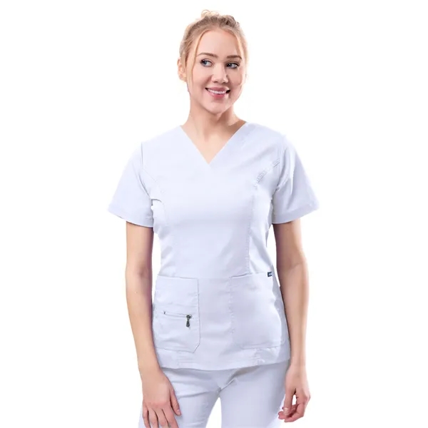 Adar - Pro - Women's V-Neck Elevated Top - Adar - Pro - Women's V-Neck Elevated Top - Image 21 of 22