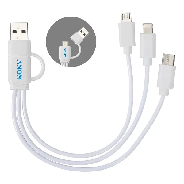 Custom Tribune 3-in-1 Charging Cable