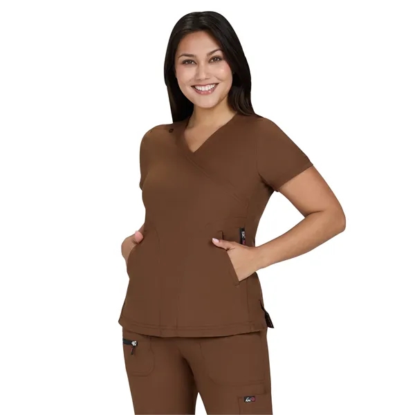 koi - Lite - Women's Three-Pocket Mock-Wrap Philosophy Top - koi - Lite - Women's Three-Pocket Mock-Wrap Philosophy Top - Image 39 of 46