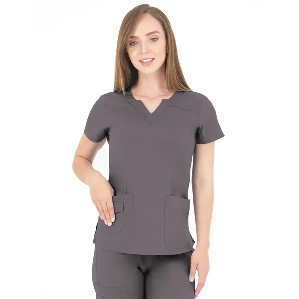 LifeThreads - Ergo 2.0 - Women's Scallop Neckline Top - LifeThreads - Ergo 2.0 - Women's Scallop Neckline Top - Image 3 of 5