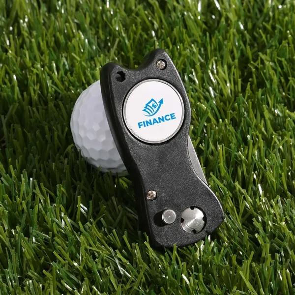 Fix-All!' Divot Repair Tool With Ball Marker - Fix-All!' Divot Repair Tool With Ball Marker - Image 1 of 3