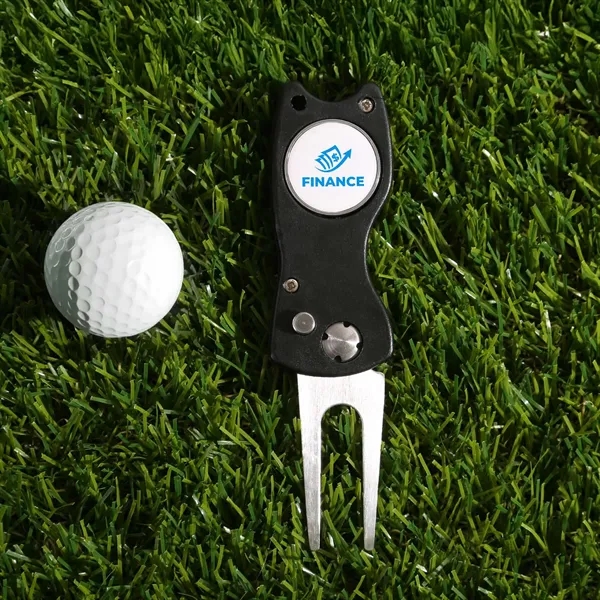 Fix-All!' Divot Repair Tool With Ball Marker