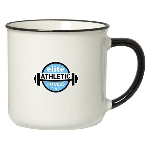 SPRING 350 ML. (12 OZ.) MUG WITH COLOURED RIM/HANDLE - SPRING 350 ML. (12 OZ.) MUG WITH COLOURED RIM/HANDLE - Image 0 of 2