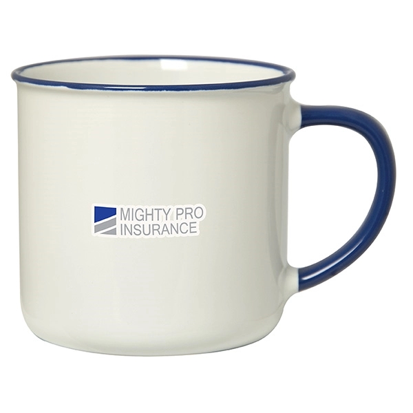 SPRING 350 ML. (12 OZ.) MUG WITH COLOURED RIM/HANDLE - SPRING 350 ML. (12 OZ.) MUG WITH COLOURED RIM/HANDLE - Image 2 of 2